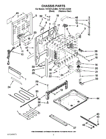 03 - Chassis Parts parts for Whirlpool Range YGY397LXUB04 / from AppliancePartsPros.com