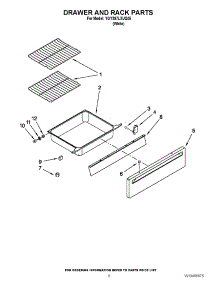 05 - Drawer And Rack Parts parts for Whirlpool Range YGY397LXUQ05 / from AppliancePartsPros.com