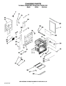 03 - Chassis Parts parts for Whirlpool Range GGE390LXB02 / from AppliancePartsPros.com