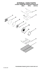 06 - Internal Oven Parts parts for Whirlpool Range GGE390LXB02 / from AppliancePartsPros.com