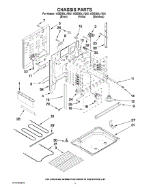 03 - Chassis Parts parts for Whirlpool Range WDE350LVQ02 / from AppliancePartsPros.com