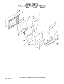 04 - Door Parts parts for Whirlpool Range WDE350LVS02 / from AppliancePartsPros.com