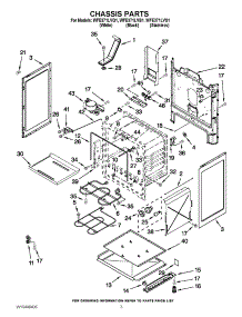 03 - Chassis Parts parts for Whirlpool Range WFE371LVS1 / from AppliancePartsPros.com
