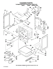 03 - Chassis Parts parts for Whirlpool Range WFE374LVB1 / from AppliancePartsPros.com
