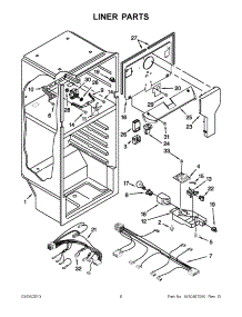 03 - Liner Parts parts for Whirlpool Refrigerator W8TXNGMWB03 / from AppliancePartsPros.com