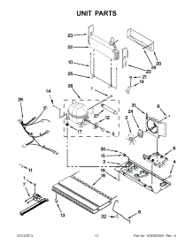 06 - Unit Parts parts for Whirlpool Refrigerator GX2FHDXVQ06 / from AppliancePartsPros.com