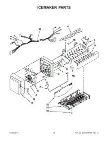 05 - Icemaker Parts parts for Whirlpool Refrigerator GI0FSAXVY011 / from AppliancePartsPros.com