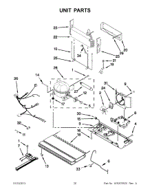 10 - Unit Parts parts for Whirlpool Refrigerator GI0FSAXVB09 / from AppliancePartsPros.com