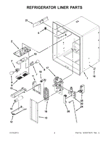 02 - Refrigerator Liner Parts parts for Whirlpool Refrigerator GI6FARXXQ07 / from AppliancePartsPros.com
