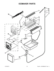 08 - Icemaker Parts parts for Whirlpool Refrigerator GX5FHTXVY010 / from AppliancePartsPros.com