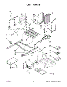 10 - Unit Parts parts for Whirlpool Refrigerator WRS346FIAW00 / from AppliancePartsPros.com