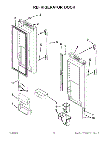 05 - Refrigerator Door parts for Whirlpool Refrigerator GX5FHDXVQ07 / from AppliancePartsPros.com