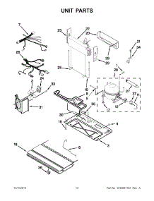 06 - Unit Parts parts for Whirlpool Refrigerator GX5FHDXVB08 / from AppliancePartsPros.com