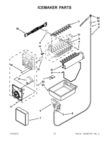 08 - Icemaker Parts parts for Whirlpool Refrigerator GX5FHDXVB08 / from AppliancePartsPros.com