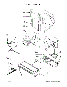 06 - Unit Parts parts for Whirlpool Refrigerator GX2FHDXVB07 / from AppliancePartsPros.com