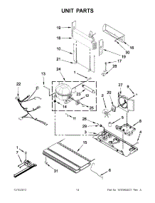 07 - Unit Parts parts for Whirlpool Refrigerator EB9SHKXVQ07 / from AppliancePartsPros.com