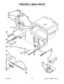 06 - Freezer Liner Parts parts for Whirlpool Refrigerator GI6FDRXXQ08 / from AppliancePartsPros.com