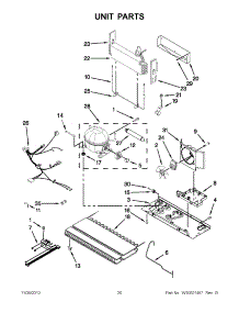 10 - Unit Parts parts for Whirlpool Refrigerator GI0FSAXVY010 / from AppliancePartsPros.com