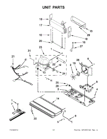 06 - Unit Parts parts for Whirlpool Refrigerator EB9FVBRWS06 / from AppliancePartsPros.com