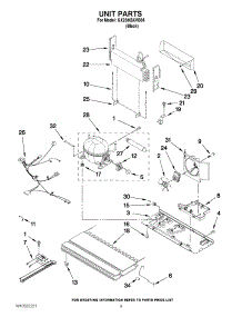06 - Unit Parts parts for Whirlpool Refrigerator GX2SHBXVB05 / from AppliancePartsPros.com