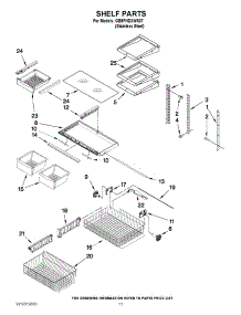 06 - Shelf Parts parts for Whirlpool Refrigerator GB9FHDXWS07 / from AppliancePartsPros.com