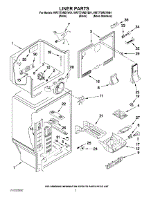 02 - Liner Parts parts for Whirlpool Refrigerator WRT779REYM01 / from AppliancePartsPros.com