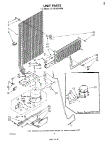 07 - Unit parts for Whirlpool Refrigerator ET16EKXPWR0 / from AppliancePartsPros.com