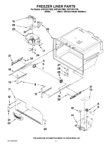 06 - Freezer Liner Parts parts for Whirlpool Refrigerator GI5FVAXYY00 / from AppliancePartsPros.com