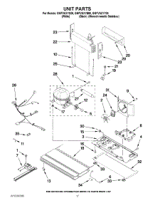10 - Unit Parts parts for Whirlpool Refrigerator GI5FVAXYY00 / from AppliancePartsPros.com