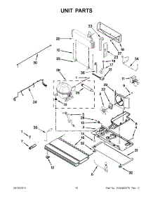 05 - Unit Parts parts for Whirlpool Refrigerator WRF990SLAM00 / from AppliancePartsPros.com