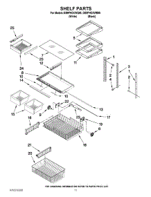 06 - Shelf Parts parts for Whirlpool Refrigerator GB9FHDXWQ05 / from AppliancePartsPros.com