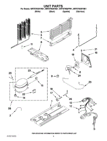 06 - Unit Parts parts for Whirlpool Refrigerator WRT579SMYF01 / from AppliancePartsPros.com