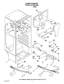 03 - Liner Parts parts for Whirlpool Refrigerator W4TXNWFWQ03 / from AppliancePartsPros.com