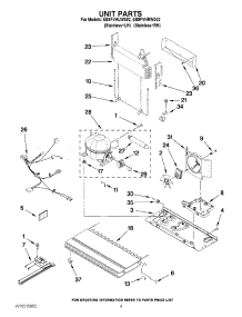 06 - Unit Parts parts for Whirlpool Refrigerator EB9FVHRWS02 / from AppliancePartsPros.com