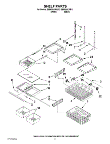 07 - Shelf Parts parts for Whirlpool Refrigerator EB9FVHXWQ02 / from AppliancePartsPros.com