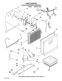 04 - Unit Parts parts for Whirlpool Refrigerator EL88TRRWQ03 / from AppliancePartsPros.com