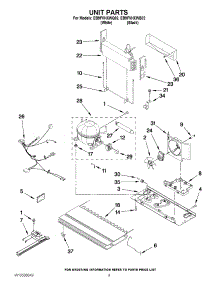 06 - Unit Parts parts for Whirlpool Refrigerator EB9FVHXWB02 / from AppliancePartsPros.com