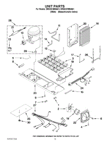 09 - Unit Parts parts for Whirlpool Refrigerator BRS62CBBNA01 / from AppliancePartsPros.com