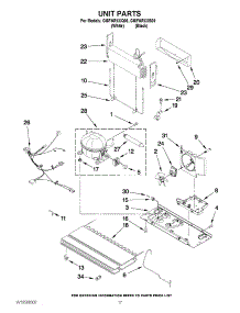 09 - Unit Parts parts for Whirlpool Refrigerator GI6FARXXQ06 / from AppliancePartsPros.com