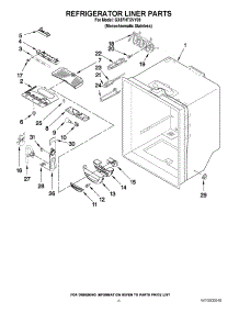 04 - Refrigerator Liner Parts parts for Whirlpool Refrigerator GX5FHTXVY09 / from AppliancePartsPros.com