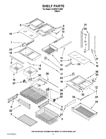 07 - Shelf Parts parts for Whirlpool Refrigerator GX5FHTXVB07 / from AppliancePartsPros.com