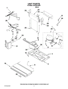 06 - Unit Parts parts for Whirlpool Refrigerator GX5FHDXVB07 / from AppliancePartsPros.com