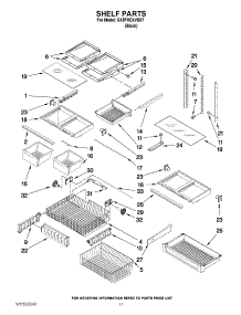 07 - Shelf Parts parts for Whirlpool Refrigerator GX5FHDXVB07 / from AppliancePartsPros.com