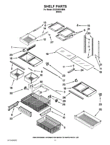 07 - Shelf Parts parts for Whirlpool Refrigerator GX2FHDXVB06 / from AppliancePartsPros.com