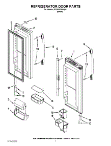 05 - Refrigerator Door Parts parts for Whirlpool Refrigerator GX5FHTXVQ05 / from AppliancePartsPros.com