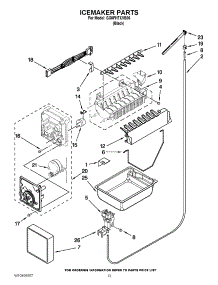 08 - Icemaker Parts parts for Whirlpool Refrigerator GX5FHTXVB06 / from AppliancePartsPros.com