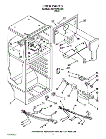 03 - Liner Parts parts for Whirlpool Refrigerator W5TYDWFXQ01 / from AppliancePartsPros.com