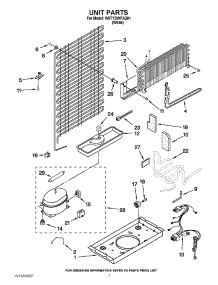 04 - Unit Parts parts for Whirlpool Refrigerator W5TYDWFXQ01 / from AppliancePartsPros.com