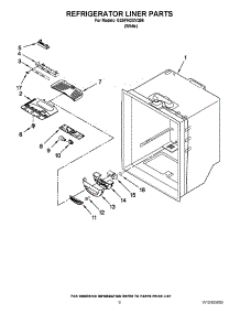 04 - Refrigerator Liner Parts parts for Whirlpool Refrigerator GX5FHDXVQ06 / from AppliancePartsPros.com