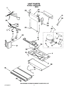 06 - Unit Parts parts for Whirlpool Refrigerator GX5FHDXVB06 / from AppliancePartsPros.com